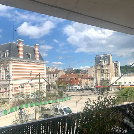 Spacious Flat With Terrasse And Parking Near Metro Bagnolet Exterior photo
