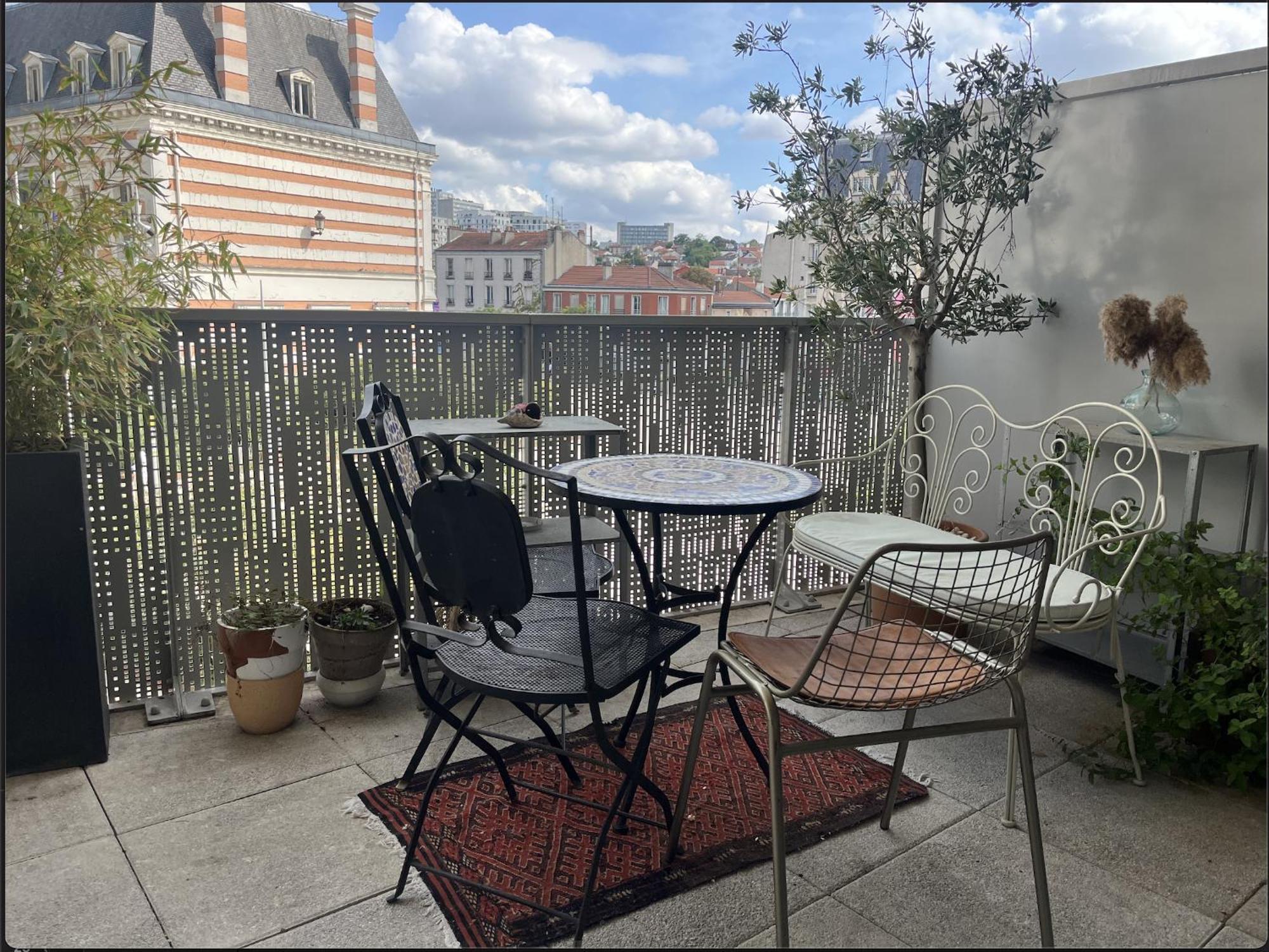 Spacious Flat With Terrasse And Parking Near Metro Apartment Bagnolet